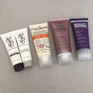 Set of 5 hair product samples